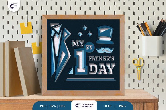 My 1st Father's Day 3D Shadow Box: A Designer’s Honest Review