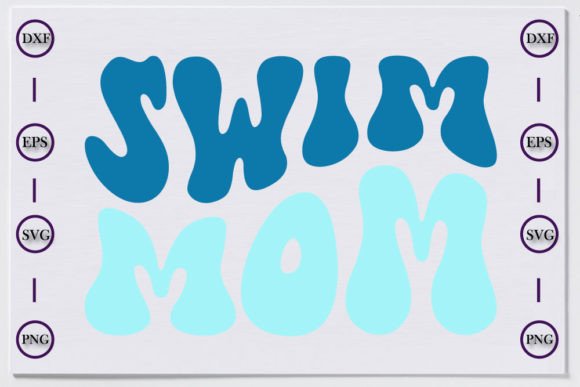 Swimming Unique Retro T-shirt Design Review for Real Embroidery Use